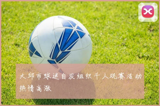 大邱市球迷自发组织千人观赛活动热情高涨
